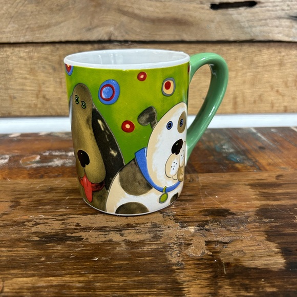 Gibson Elite Top Dog Mugs Coffee Cups - Set of 4 - Picture 12 of 13